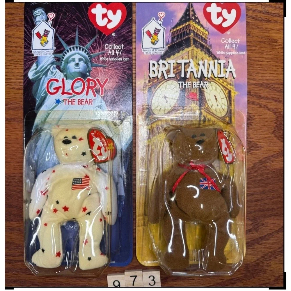 McDonald's TY Beanie Baby‎ international 1999 misprint 1993 oak brook set of 4